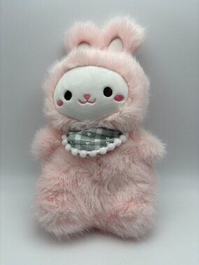 Stepping Stones Carried Away Plush Pink Kawaii Bunny Rabbit Stuffie (SKU: 894TO)